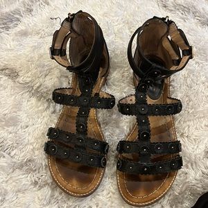 Kate spade black gladiator sandals